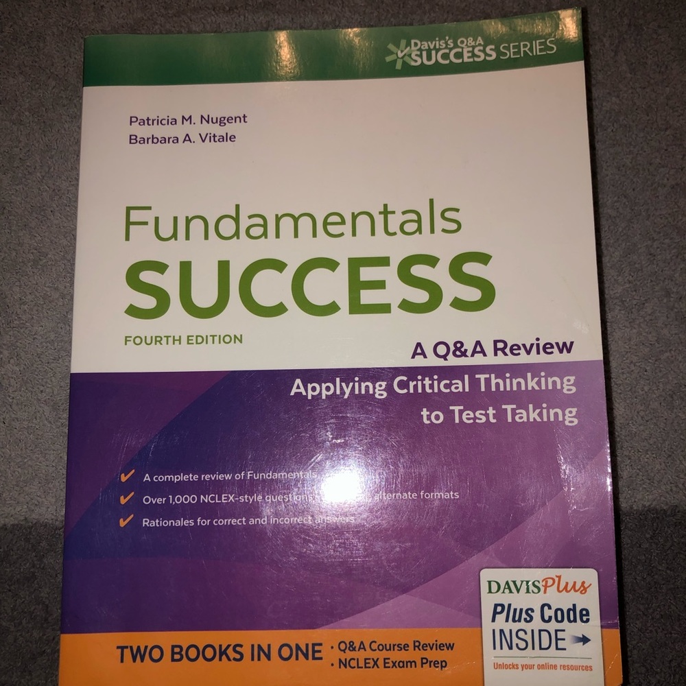 Fundamentals Success Davis Nursing Study Guide
